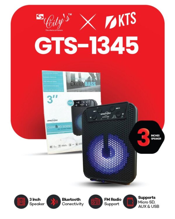 GTS 1345 Wireless Bluetooth Speaker EXTRA BASS