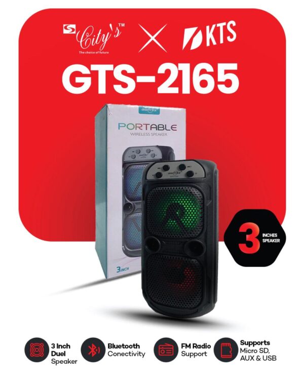 GTS-2165 4inch*2 speakers