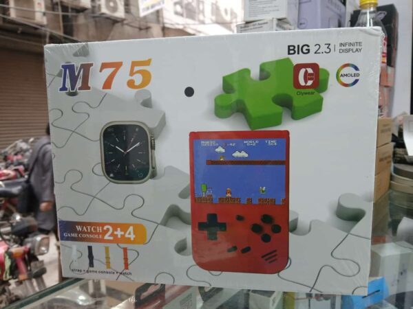 Smart Watch M75 with Retro Games