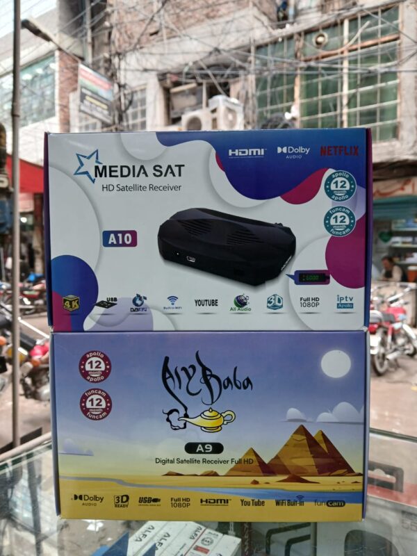 aybaba A9/Mediasat A10 HD SAT Receiver with 12Month Funcam Server